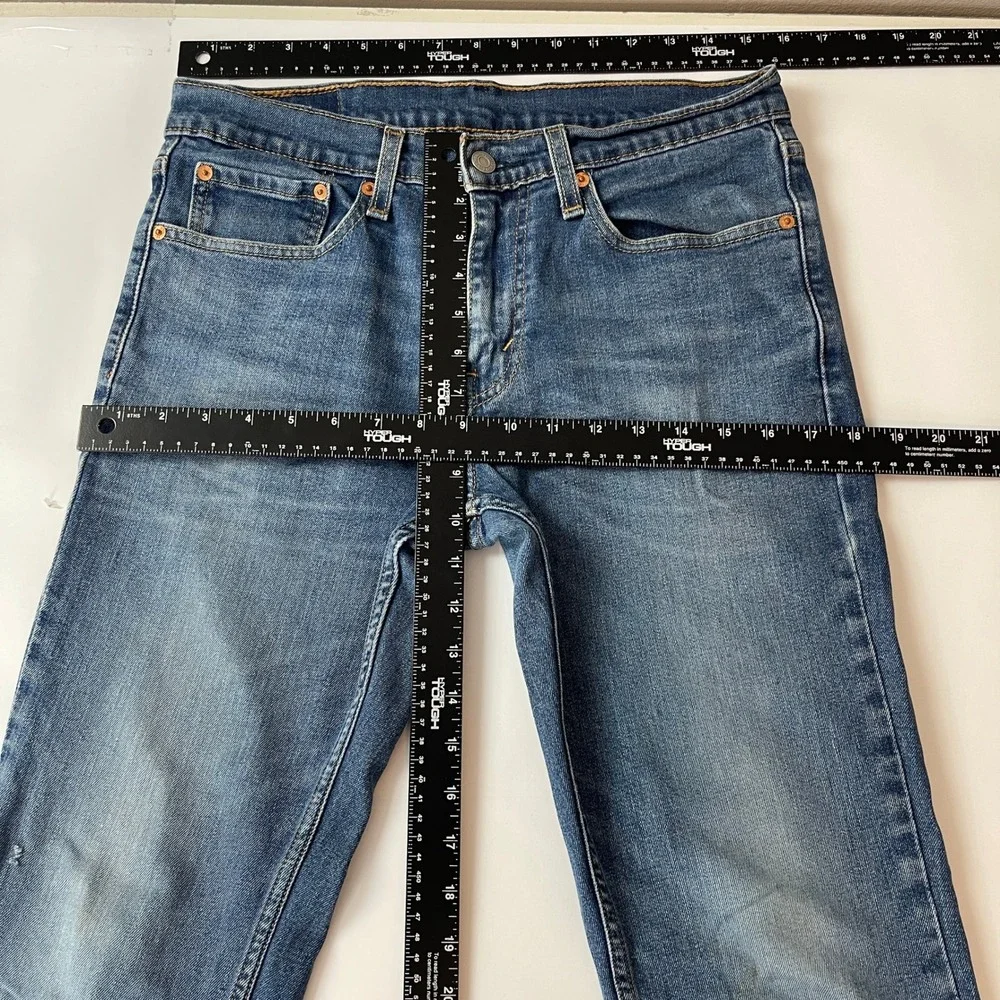 Levis 511 Jeans Mens 31x32 Blue Medium Wash Slim Fit Stretch Denim Preppy Casual